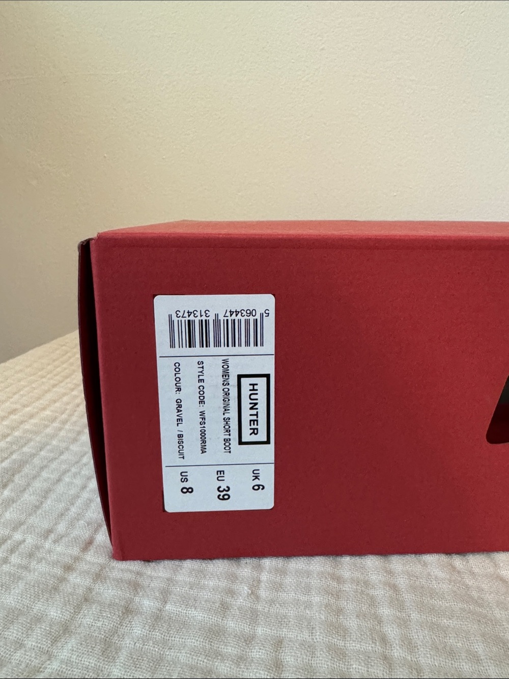 Hunter Cream Rain Boot - Picture 4 of 7